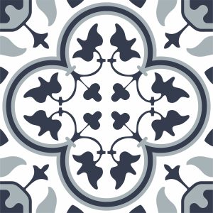 200×200mm Cappuccino Salisbury Mid Blue Matt